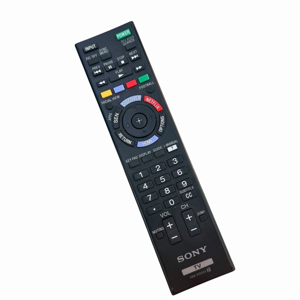 Genuine Sony RM-YD103 LED TV Remote KDL-40W600B KDL-48W600B KDL-50W700B - Tested